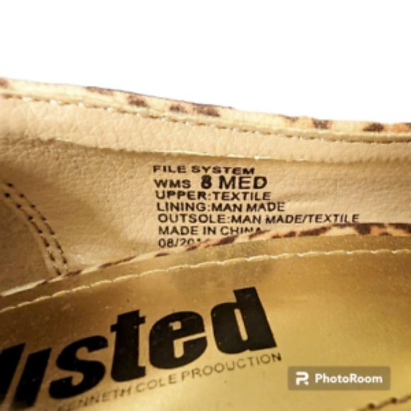 Unlisted File System Leopard Print Pump Platform High Stiletto Heel size 8 Med - Picture 5 of 5